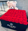 Jumbo Square Box - Preserved Roses - Flor De Lux