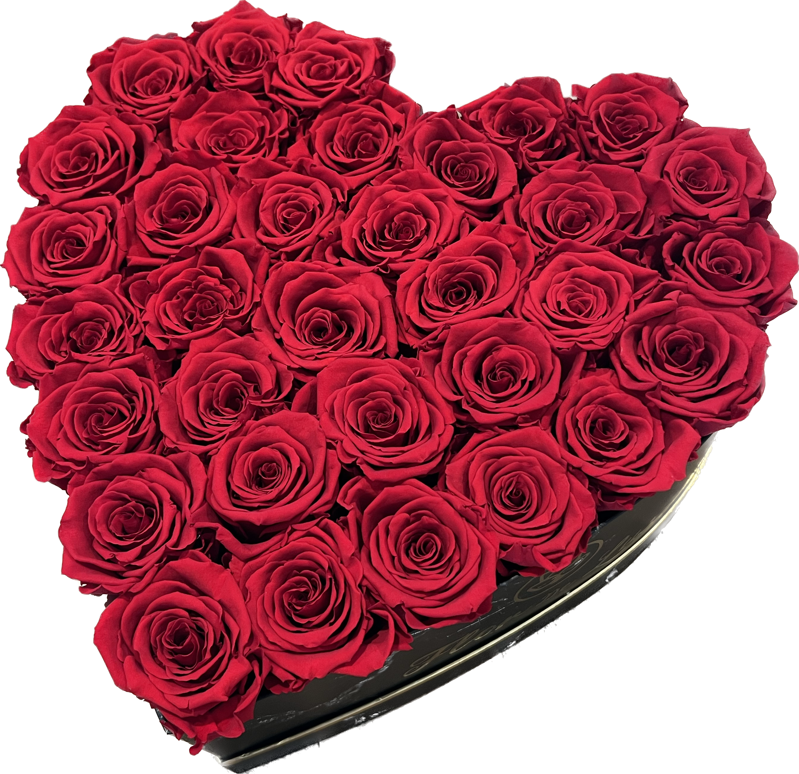 XL Heart Box - Fresh Roses