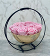 Home Collection Bowl Vase  - Preserved Roses