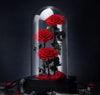De Lux Belle Trio Red Preserved Roses - Flor De Lux