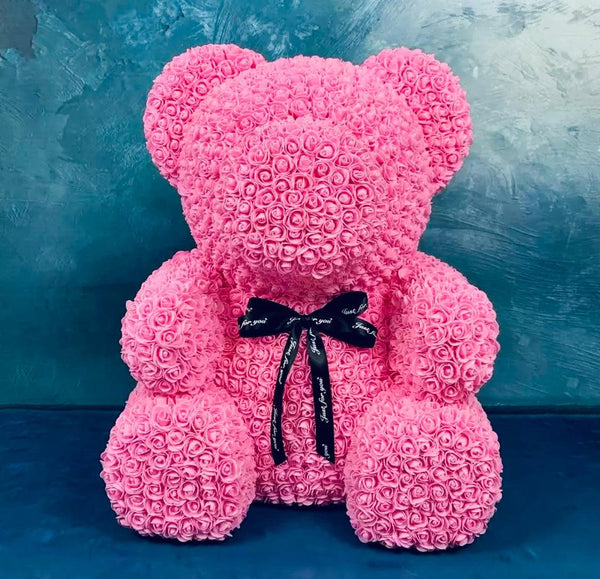 XL Pink Rose Bear - LIMITED EDITION